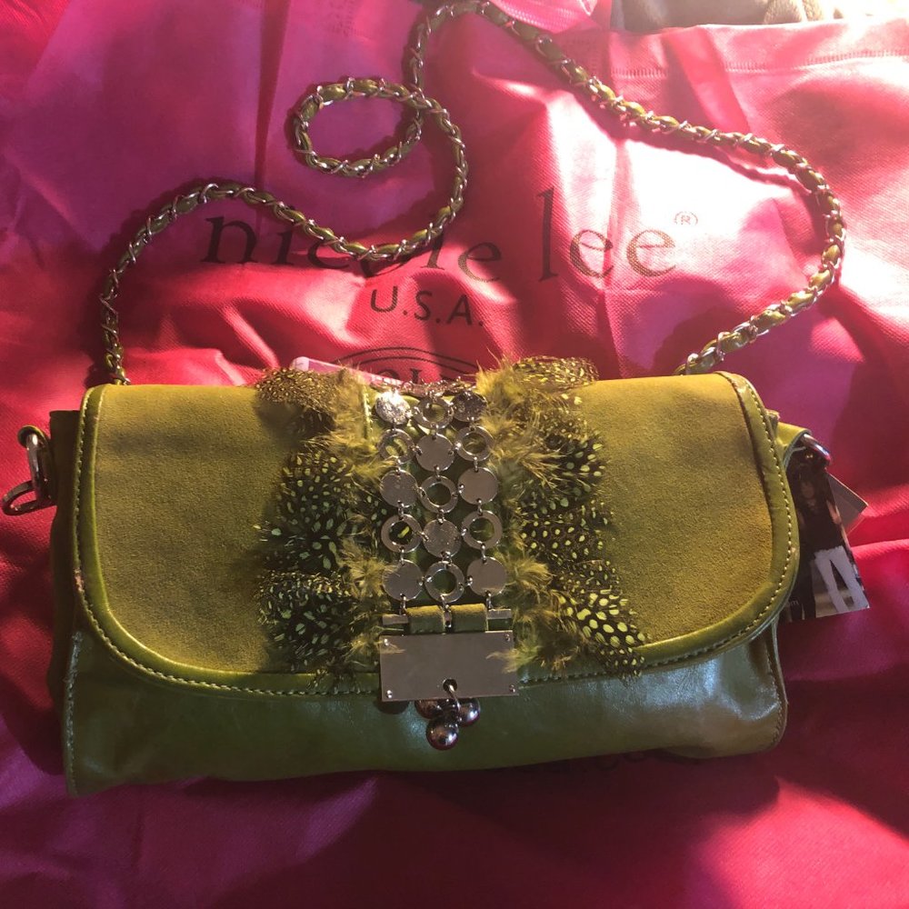 Nicole Lee Vintage Olive Purse Crossbody